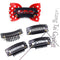 Stainless-Steel Wig Clips 6 Teeth Snap Comb Hair Extension Clips 28mm Hot 20 Pcs