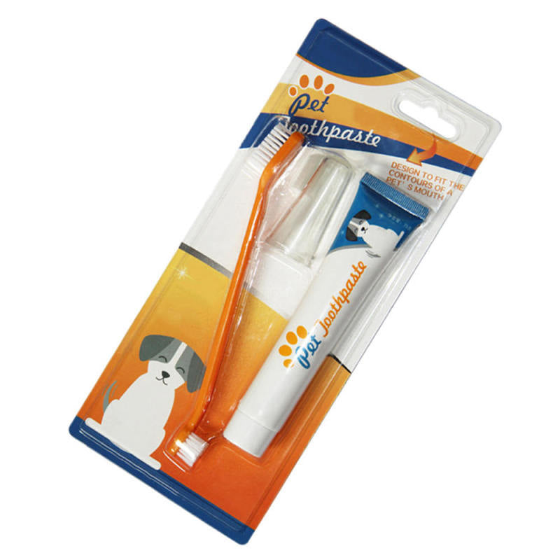 Durable Toothbrush Dog Oral Care Toothpaste Cat Dental Pet Teeth Cleaning  QAR