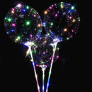 1pc 18" LED Light Up Balloons Clear Birthday Party Xmas Lights Luminous Decor