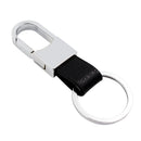 Black Leather Strap Keyring Keychain New Fashion Key Chain Ring Key