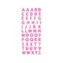 Glitter Crystals Alphabet Letter Stickers - Self Adhesive ABC A-Z Words Stick On