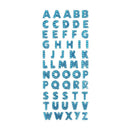 Glitter Crystals Alphabet Letter Stickers - Self Adhesive ABC A-Z Words Stick On