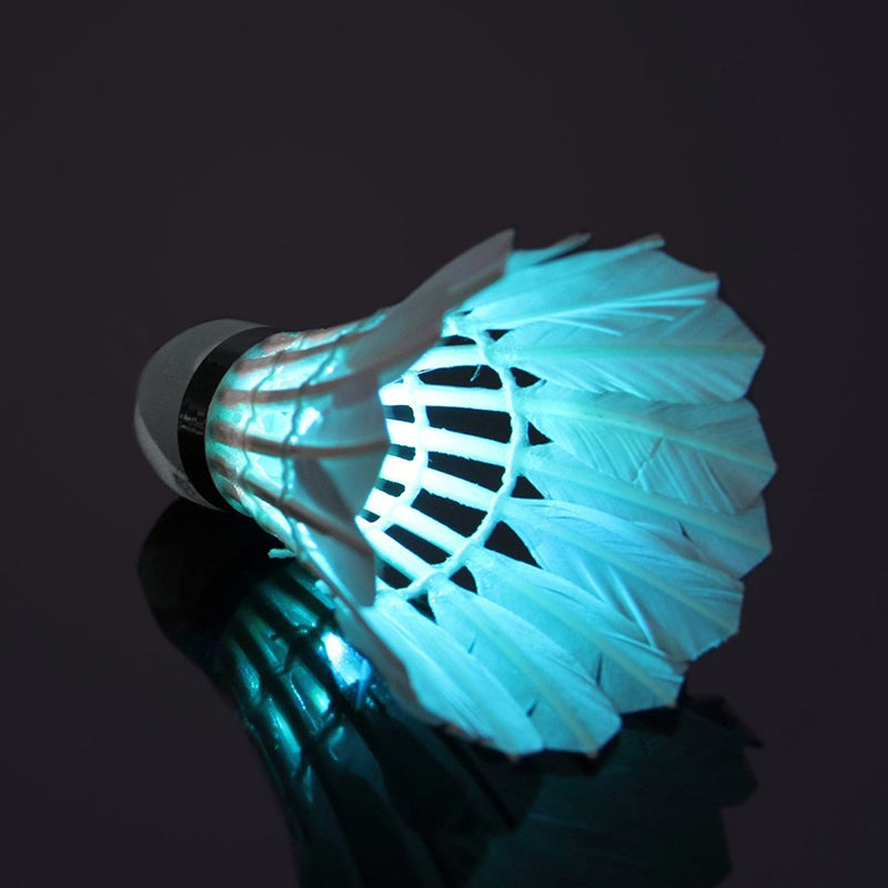 1 random color LED night luminous badminton Night Lighting Feather Shuttlecock
