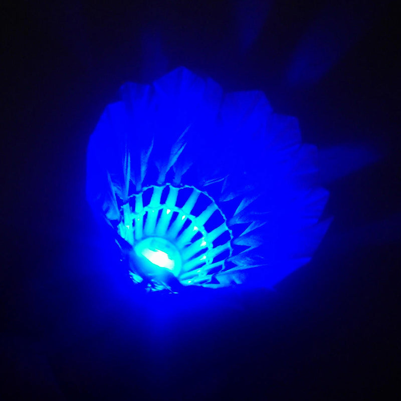 1 random color LED night luminous badminton Night Lighting Feather Shuttlecock