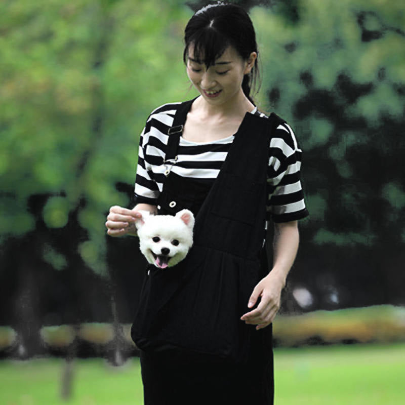 Pet Carrier Bag Oxford Dog Cat Puppy Animal Sling Single Shoulder Bag War Chest