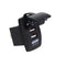 New Motorcycle Rocker Switch Style Dual USB Charger with LED Light