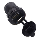 Universal 2 Port USB 12V Dual Twin Car Charger Cigarette Socket Lighter Outlet