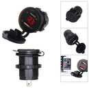 Universal 2 Port USB 12V Dual Twin Car Charger Cigarette Socket Lighter Outlet