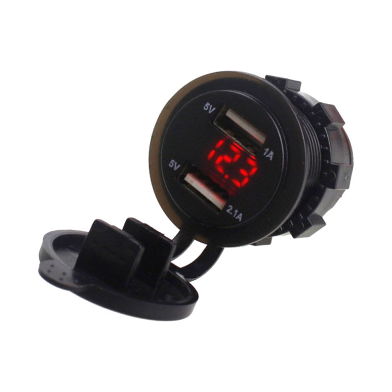 Universal 2 Port USB 12V Dual Twin Car Charger Cigarette Socket Lighter Outlet