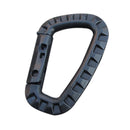 5 x D-Ring Shape Carabiner Spring Snap Key Chain Clip Hook Lock Outdoor Buckle