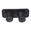 Autos Truck Dual USB Charger Cigarette Lighter Outlet Socket Panel UVG SXY