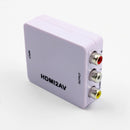 Composite AV CVBS 3RCA to HDMI Video Adapter Converter Up Scaler 720P 108 IEJ