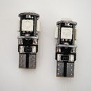 10x T10 5050 W5W 5 SMD LED Width Reading License Plate Light 33 * 11 mm WO MEE