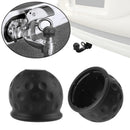 50mm Trailer Black Rubber Towball Protect Car Hitch Cover Tow Bar Ball Case