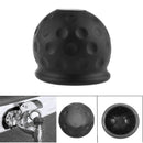 50mm Trailer Black Rubber Towball Protect Car Hitch Cover Tow Bar Ball Case