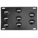 Car Bumper Tow Hook License Plate Mounting Bracket Holder Black For BMW 1/3/5 x