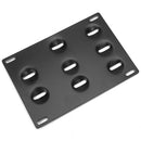 Car Bumper Tow Hook License Plate Mounting Bracket Holder Black For BMW 1/3/5 x