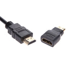 20cm 1080P Mini HDMI Male to VGA Female Video Converter Adapter Cable fo SHG