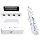 4 Slots Smart LCD Display USB Intelligent Battery Charger For AA / AAA Batteries