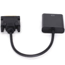 DVI 24+1 DVI-D Dual Link to VGA Male to Female Cable Adapter Converter 1080P