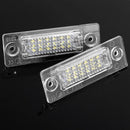 2Pcs 18 LED Error Free License Plate Light Lamp For VW Golf Jetta Caddy Passat