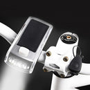 4 LED USB Rechargeable Solar Bicycle Bike Mountain Light Headlight Speake TNE