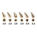 10pcs/Set Mini Drill Brass Collet Chuck for Rotary Tool 0.5-3.2mm Usef VYZ