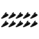 Universal EVO-Style PP Roof Shark Fins Spoiler Wing Kit Vortex Generator 10PCs