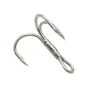 Lot 20x Fishing Hooks Treble With Feather For Minnow Fishing Lures Cran ZRT