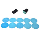 10 Design Set Nail Art Polish Manicure Image Stamp Template Plate Scraper DIY