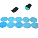 10 Design Set Nail Art Polish Manicure Image Stamp Template Plate Scraper DIY