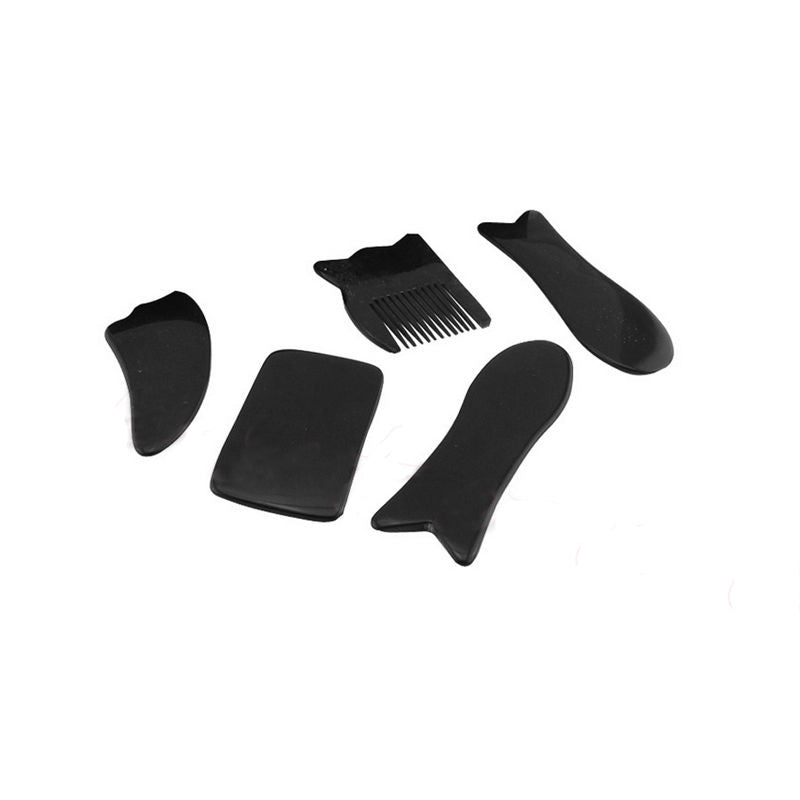 Chinese 5 in 1 Traditional Acupuncture Massage Gua Sha Guasha Scrapping Tool Set