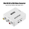 Mini HD AV2VGA Video Converter Box AV RCA CVBS to VGA Video HDTV Adapt JIC