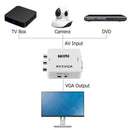 Mini HD AV2VGA Video Converter Box AV RCA CVBS to VGA Video HDTV Adapt JIC