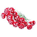 20x Mini Red Foam Mushroom Micro Fairy Garden Decor Ornament Bonsai DIY Craft