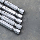 5x 1/4" HSS Drill Speed Steel Bits Set Woodworking Hexagonal Handle Power Tool X