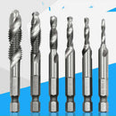 5pcs 1/4" HSS Drill Speed Steel Bits Set Woodworking Hexagonal Handle Power Tool