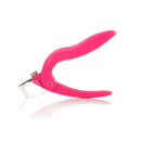 Pro Stainless Steel Pink Acrylic UV Gel False Nail Cutter Clipper Manicure Tools