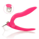 Pro Stainless Steel Pink Acrylic UV Gel False Nail Cutter Clipper Manicure Tools