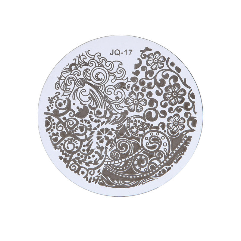 10pcs Image Stamping Polish Print Plate Stamper Manicure Template Nail Art DIY