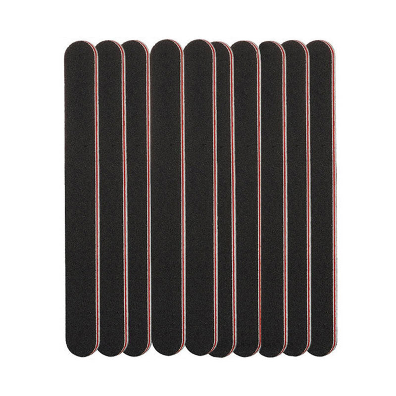 3 X Double Sided 180/100 Grit Straight Nail Files Manicure Emery Board Fi ZPU