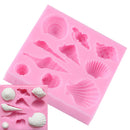 Seashell Conch Silicone Fondant Molds Cake Decorating Chocolate Baking Mould DIY