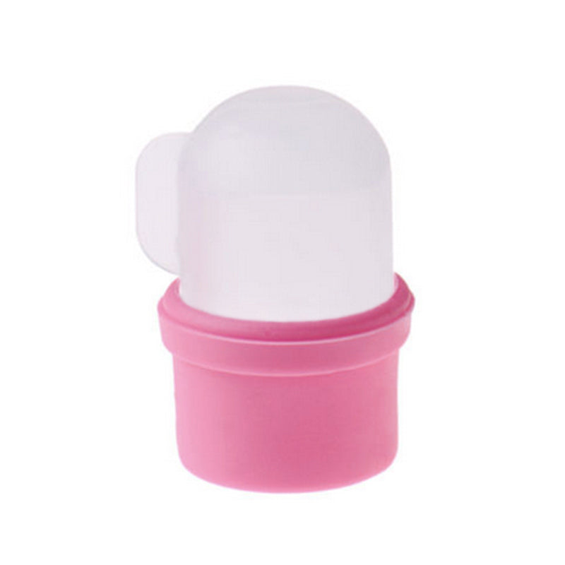 20pc Pink Wearable Nail armor Soak Soaker Polish Remover UV Gel Cap Tip Kit