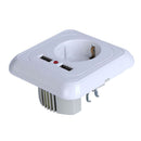 European Standard Dual USB Home Wall Socket European Socket Power Outlet Panel d