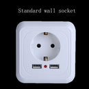 European Standard Dual USB Home Wall Socket European Socket Power Outlet Panel d