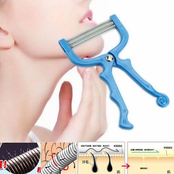 Spring Roll Face Hair Removal Device Face Hair Remove Clip Facial Beauty T XKT