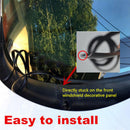 Car Black Rubber Seal Under Front Windshield Panel Sealed Trim Moulding ZVV