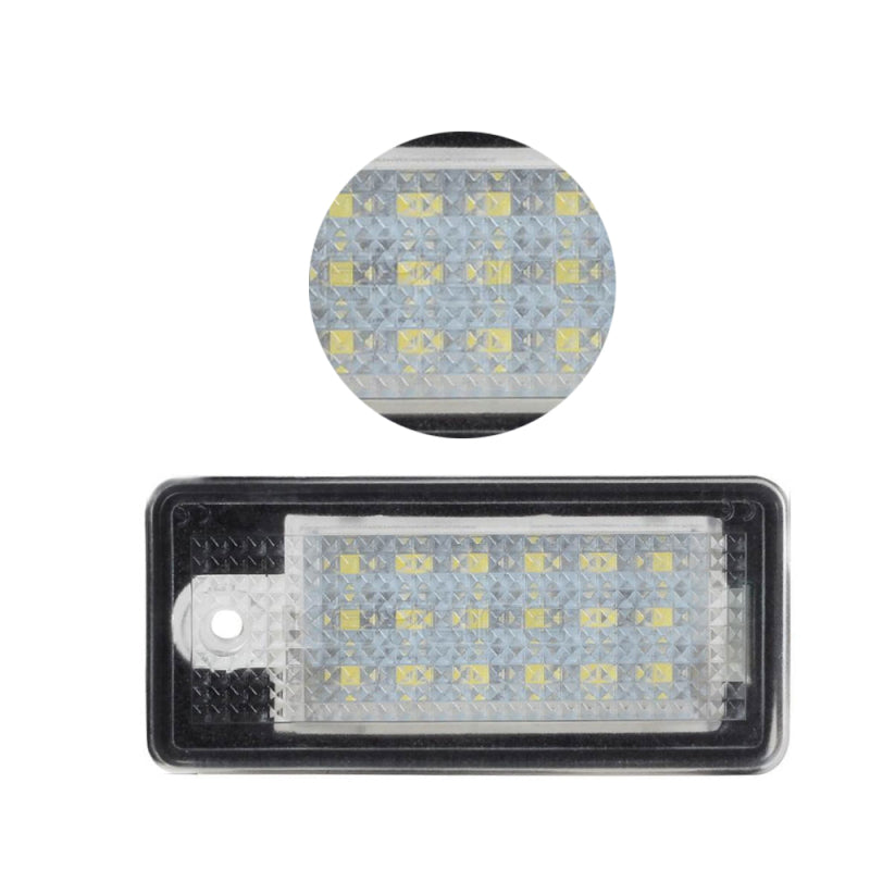 1* White 18-SMD LED License Plate Light Lamp Error Free For AUDI Q7 Q5 A4 A6 CYX