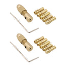 2 Sets Collet Nut Kit Quick Change Tools Part Power Rotary 2.0mm 33*9.3 JHO