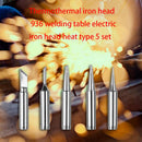 5Pcs For 936 Soldering Station Tool Replace Solder Screwdriver Iron Tip